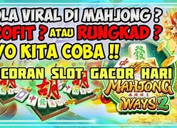 Trik Gacor Mahjong Ways Hari Ini Gratis Live Streaming Bola